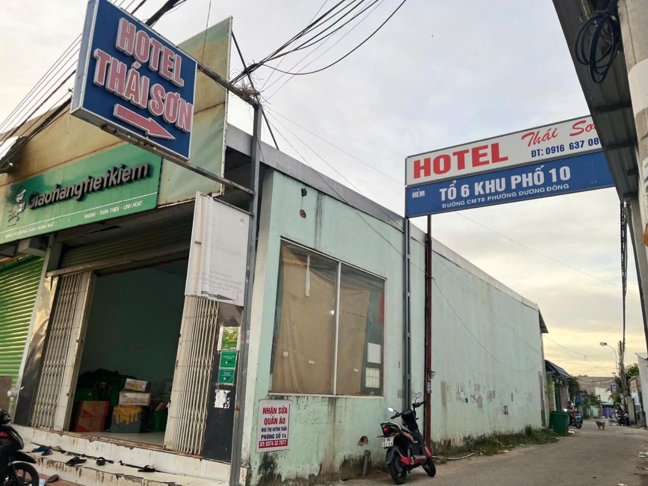 Khach San Thai Son 두옹 동 외부 사진